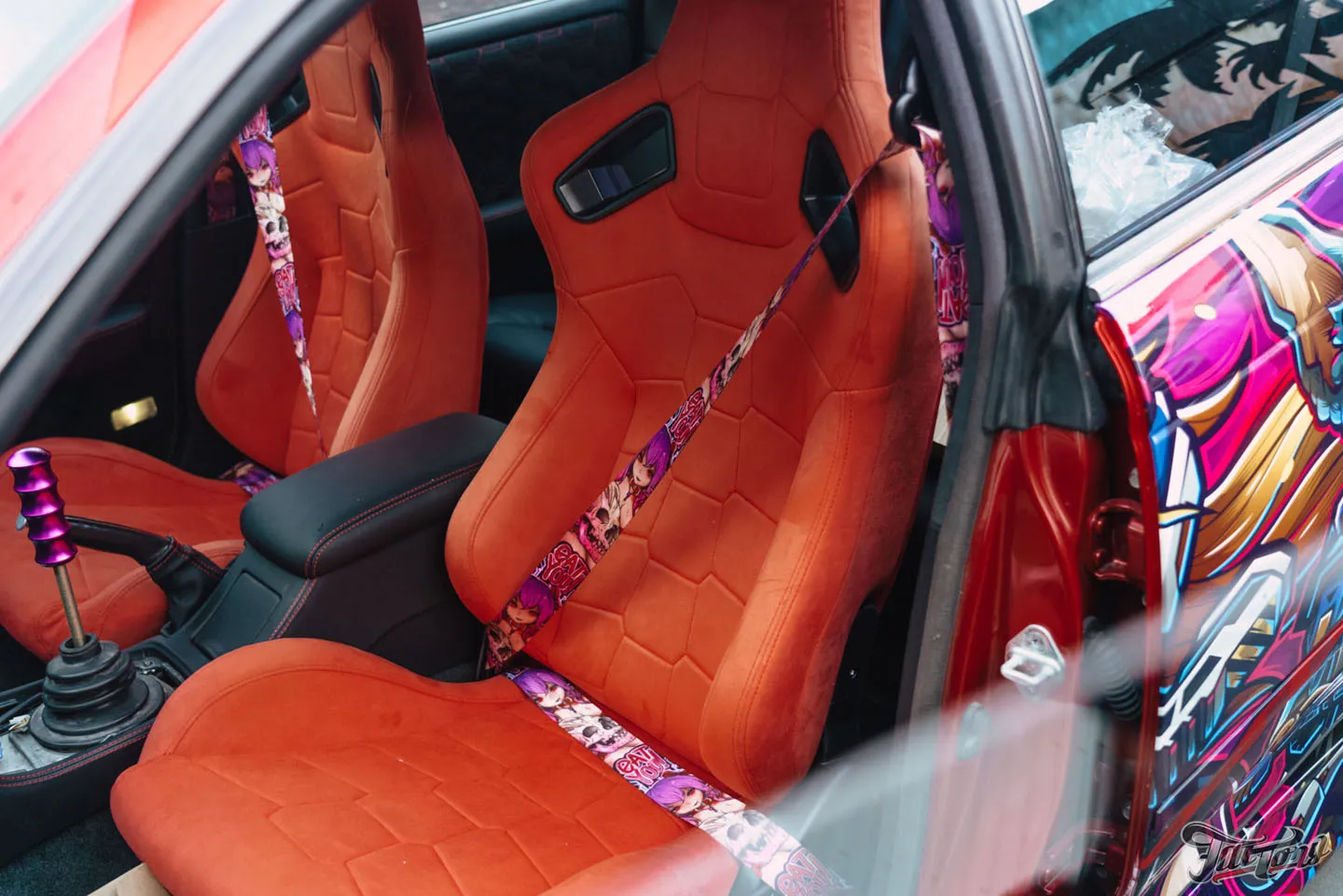 Эксклюзивные цветные ремни безопасности для Toyota Mark II + сборка авто и детейлинг